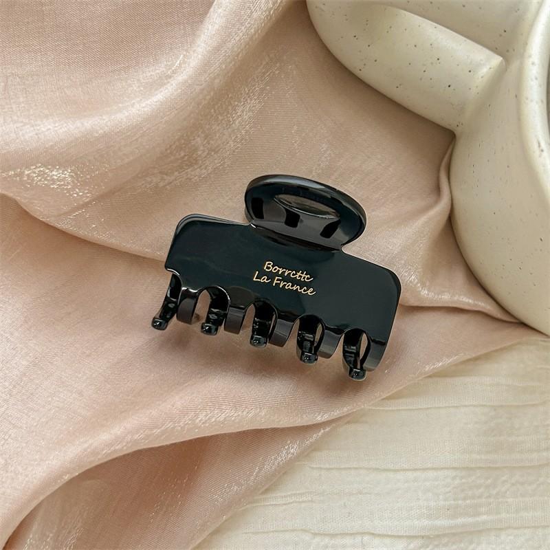 Черный зажим, элегантный и стильный зажим для волос, ободок чёрный
Черный зажим, элегантный и стильный зажим для волос, ободок чёрный