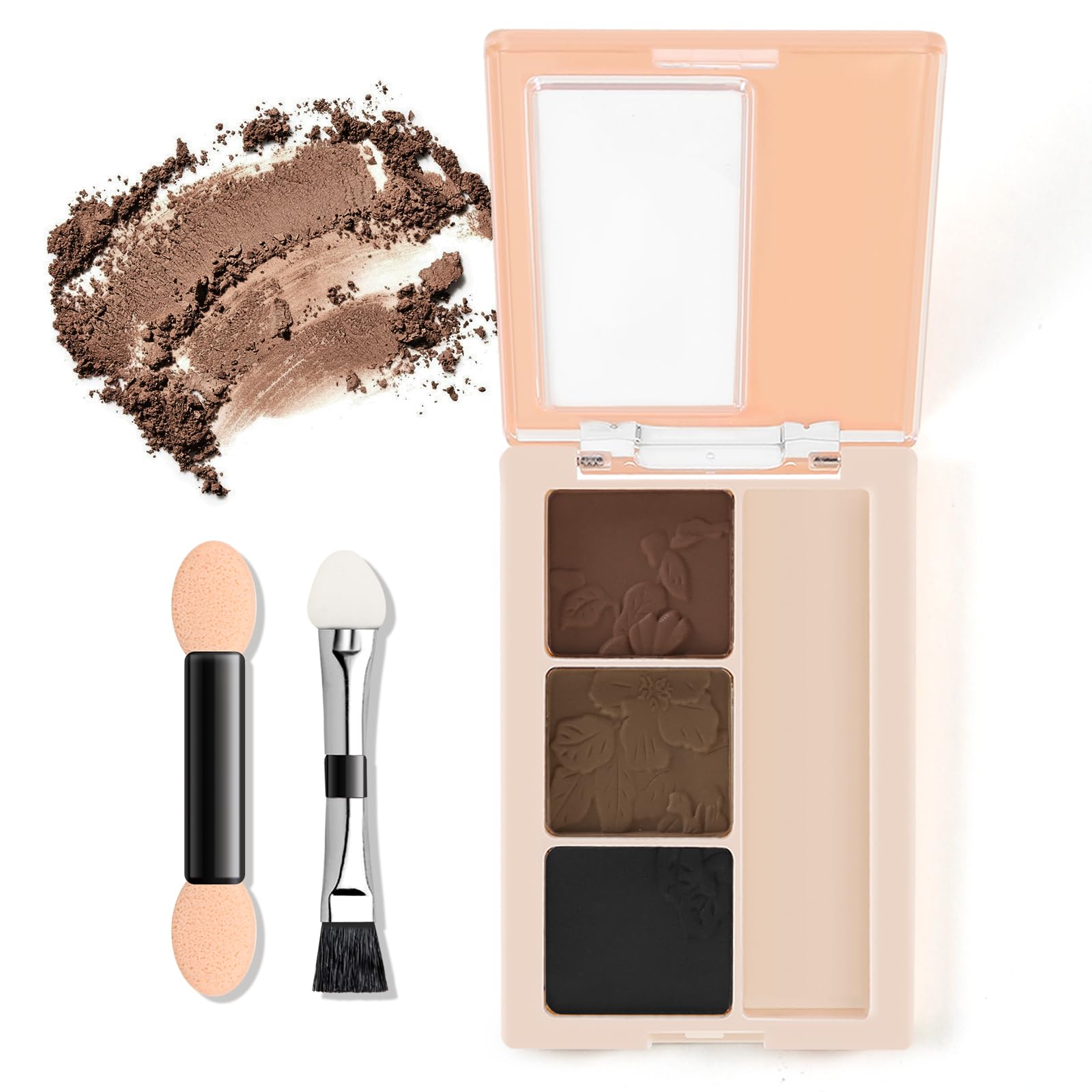 Boobeen Eyebrow Powder Kit with Brow Professional Brow Contour Eyebrow Makeup Palette for Beginners 3-Color Definer, Kit,
Boobeen Eyebrow Powder Kit with Brow Professional Brow Contour Eyebrow Makeup Palette for Beginners 3-Color Definer, Kit,