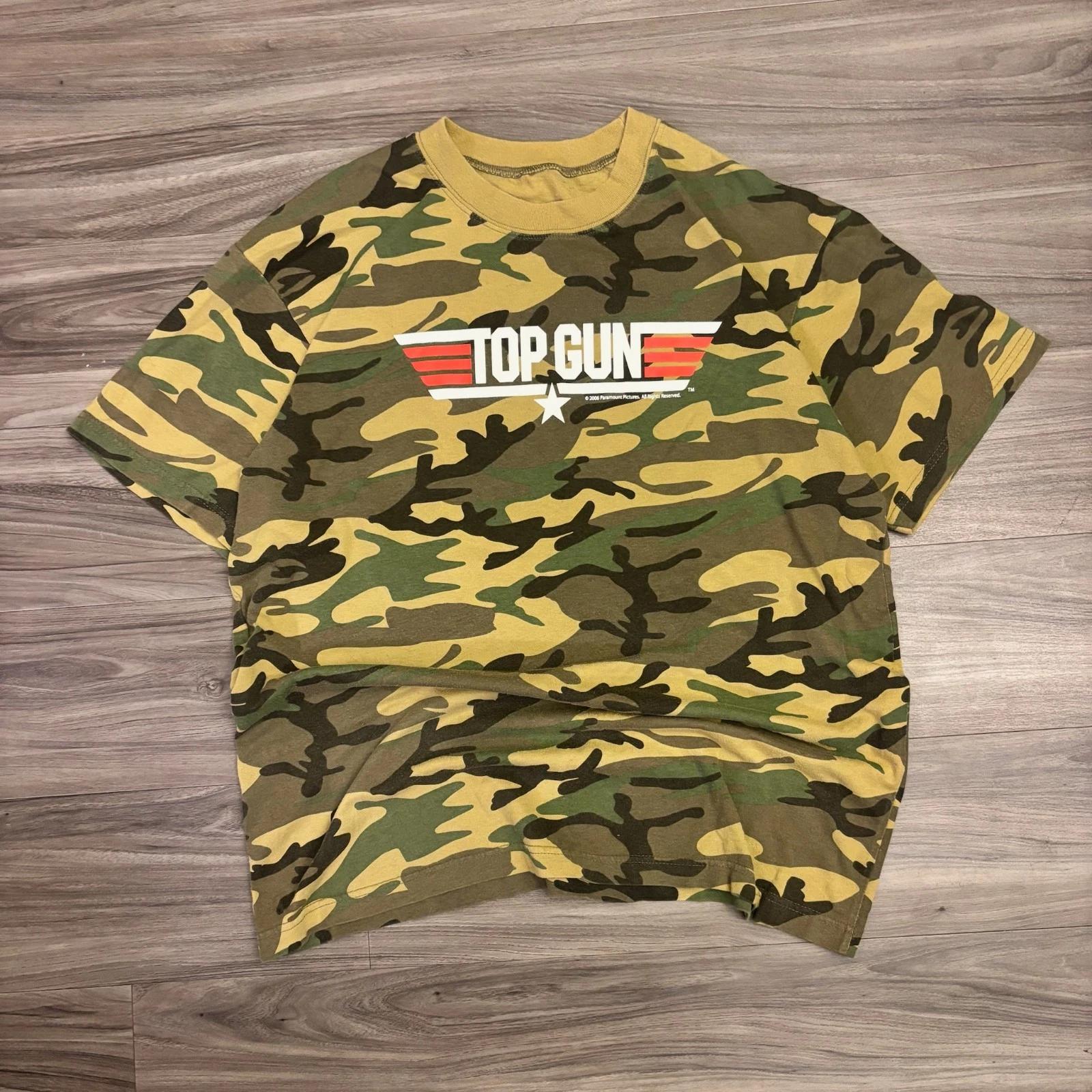 2006 / Винтажная футболка с камуфляжным принтом Top Gun Военный кинофильм Камуфляж Большой 2XL
2006 / Винтажная футболка с камуфляжным принтом Top Gun Военный кинофильм Камуфляж Большой 2XL