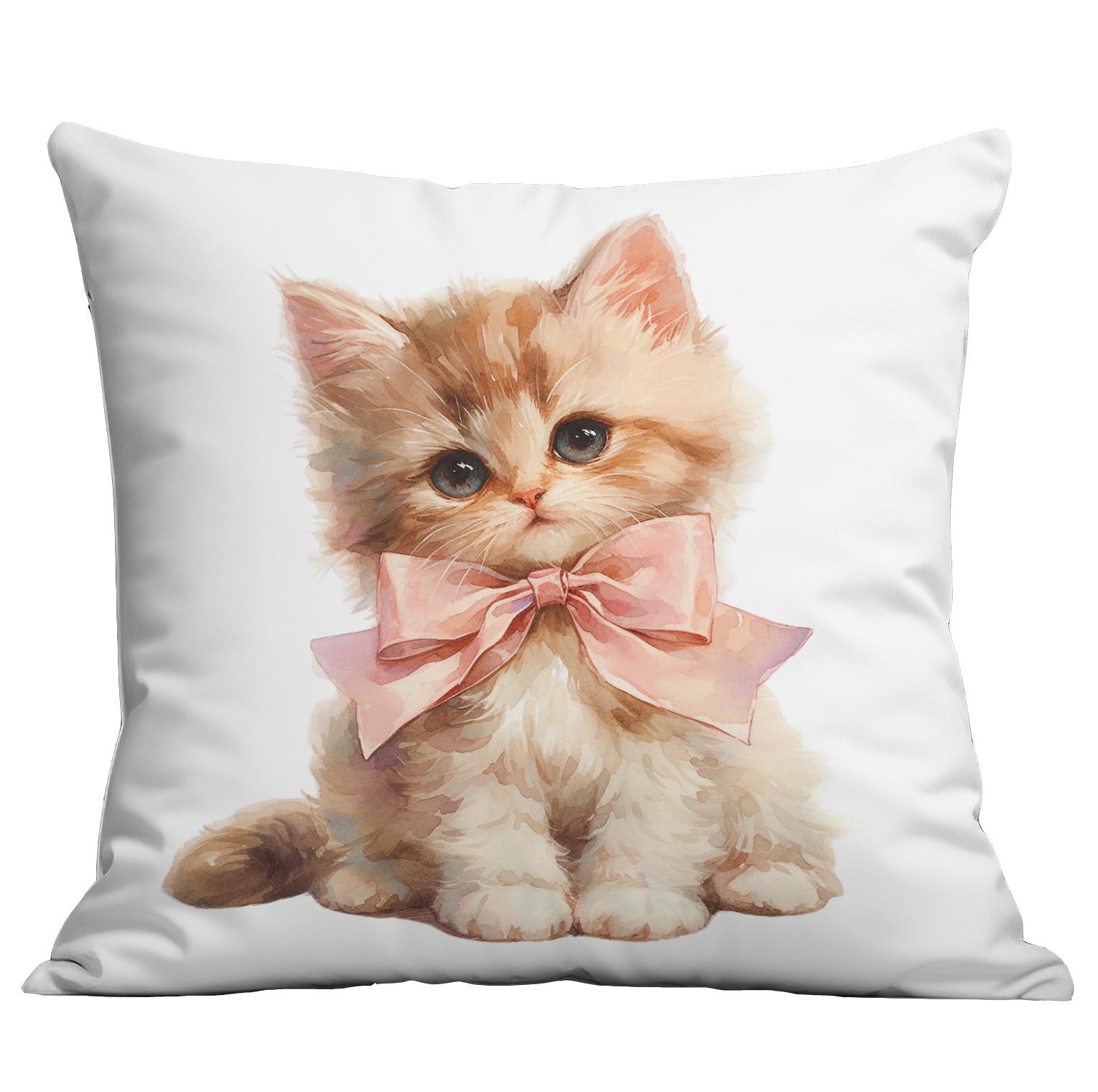 New Cute Soft And Cute Kitten Pillow Cover Home Living Room Pet Cushion Pillow Cover Gift Pillow Cover Premium 45 * 45Cm
New Cute Soft And Cute Kitten Pillow Cover Home Living Room Pet Cushion Pillow Cover Gift Pillow Cover Premium 45 * 45Cm