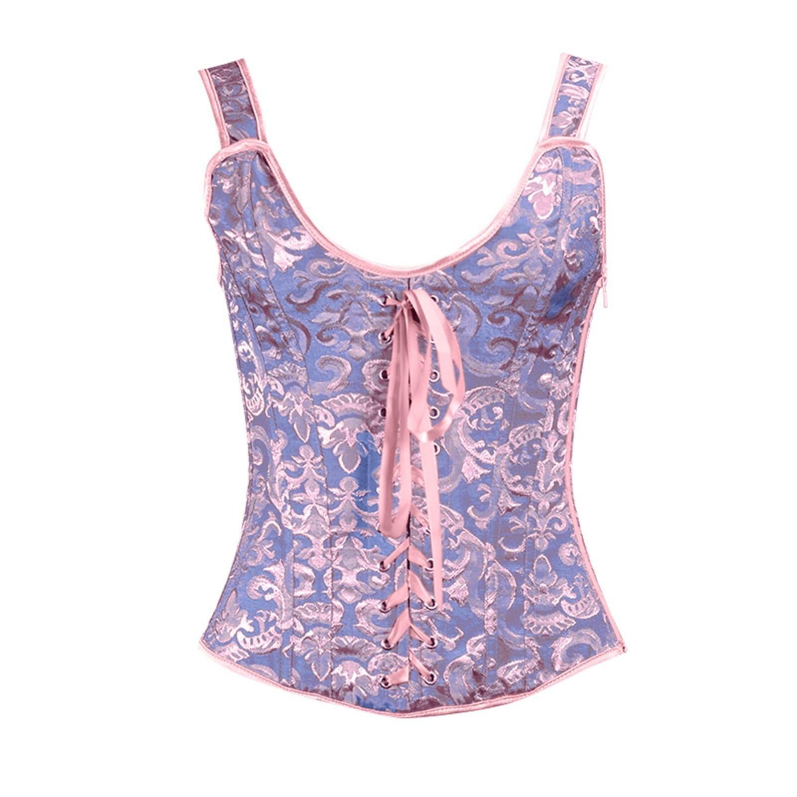 Женский сексуальный корсет на молнии с кружевом на спине, топ-бюстье, стринги, корректирующее белье XXXXL фиолетовый
Женский сексуальный корсет на молнии с кружевом на спине, топ-бюстье, стринги, корректирующее белье XXXXL фиолетовый