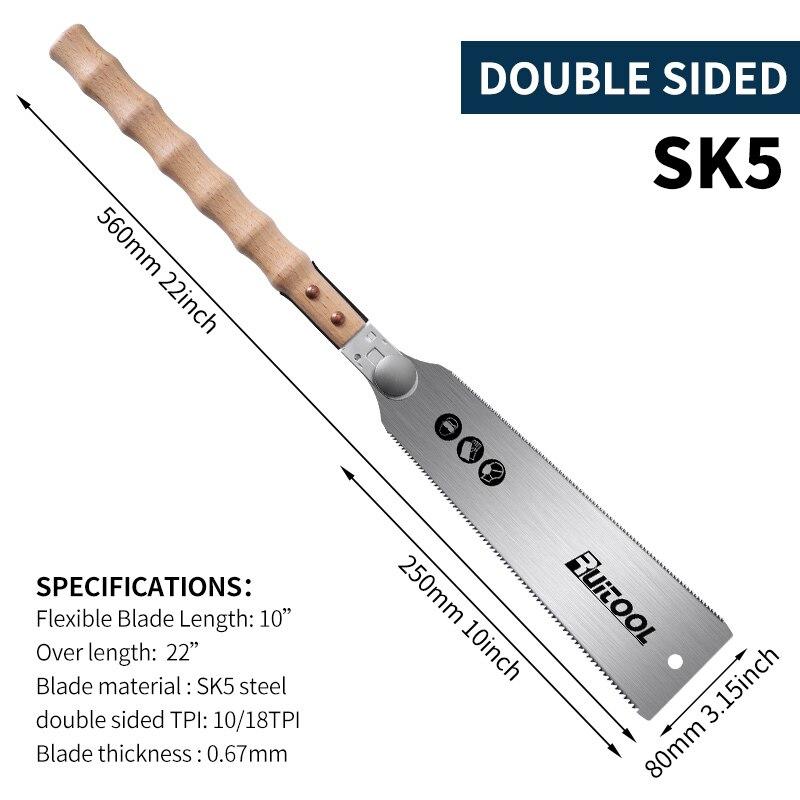 1pc Japanese Hand Saw 3-Edge Teeth Pull Saw SK5 Steel Flush Cut Saw with Non-slip Handle Replaceable Blade for Woodworking Tools 1pc Double Sided Saw
1pc Japanese Hand Saw 3-Edge Teeth Pull Saw SK5 Steel Flush Cut Saw with Non-slip Handle Replaceable Blade for Woodworking Tools 1pc Double Sided Saw