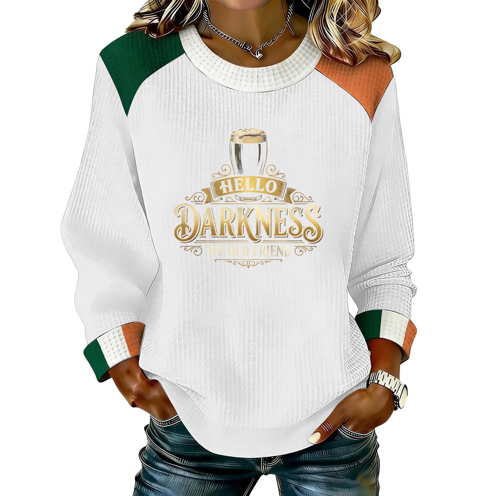 Women s Casual Fashion Print Long Sleeve Round Neck Pullover Top Blouse XL білий
Women s Casual Fashion Print Long Sleeve Round Neck Pullover Top Blouse XL білий