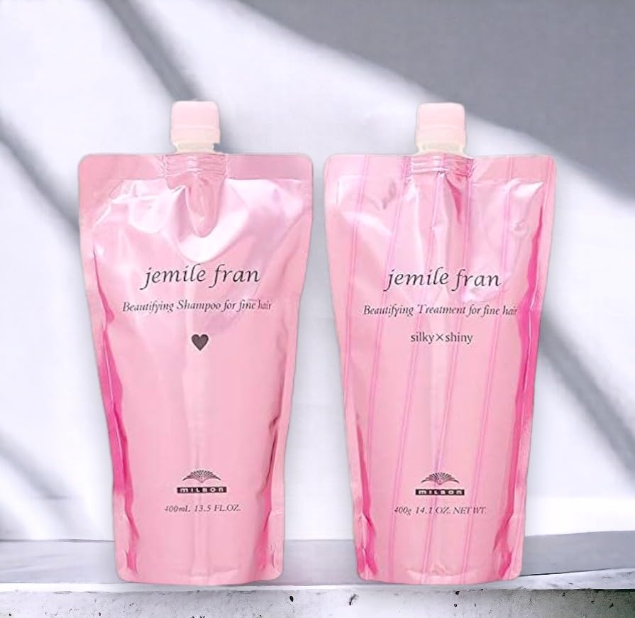 Milbon Gemile Fran Шампунь Heart Treatment Silky Shiny Сменный набор 400 мл каждый +
Milbon Gemile Fran Шампунь Heart Treatment Silky Shiny Сменный набор 400 мл каждый +