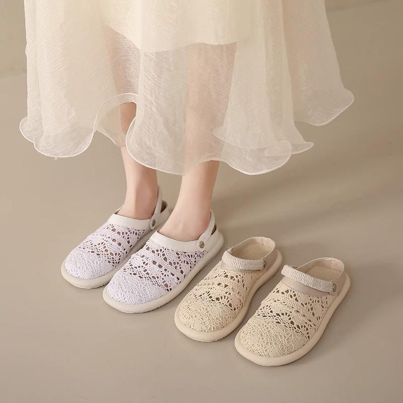 Baotou sandals women wear versatile sandals outside summer, one pedal flat-bottomed office work half-drag single shoes 35 білий
Baotou sandals women wear versatile sandals outside summer, one pedal flat-bottomed office work half-drag single shoes 35 білий
