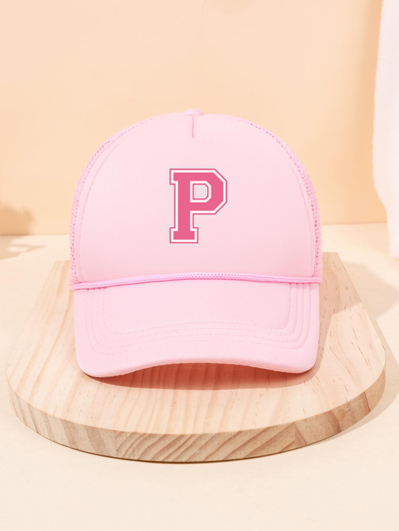 1Pc children s 26 letter printed sunshade baseball cap cute pink duckbill cap with drawstring mesh breathable trucker cap Adjustable
1Pc children s 26 letter printed sunshade baseball cap cute pink duckbill cap with drawstring mesh breathable trucker cap Adjustable