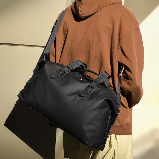 Yousheng Men Handbag Outdoor Travel Bag Zipper Closure Waterproof Large Capacity Multi-Compartment Fitness Bag чорний
Yousheng Men Handbag Outdoor Travel Bag Zipper Closure Waterproof Large Capacity Multi-Compartment Fitness Bag чорний