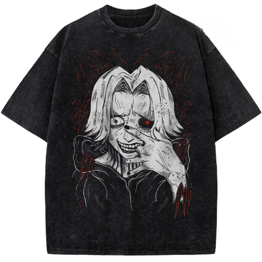 Kaneki Ken Tokyo Ghoul Anime Clothing Men Women Oversized T-shirts Short Sleeve Washed T Shirt Retro Cotton Tshirt Harajuku Tops XXL
Kaneki Ken Tokyo Ghoul Anime Clothing Men Women Oversized T-shirts Short Sleeve Washed T Shirt Retro Cotton Tshirt Harajuku Tops XXL