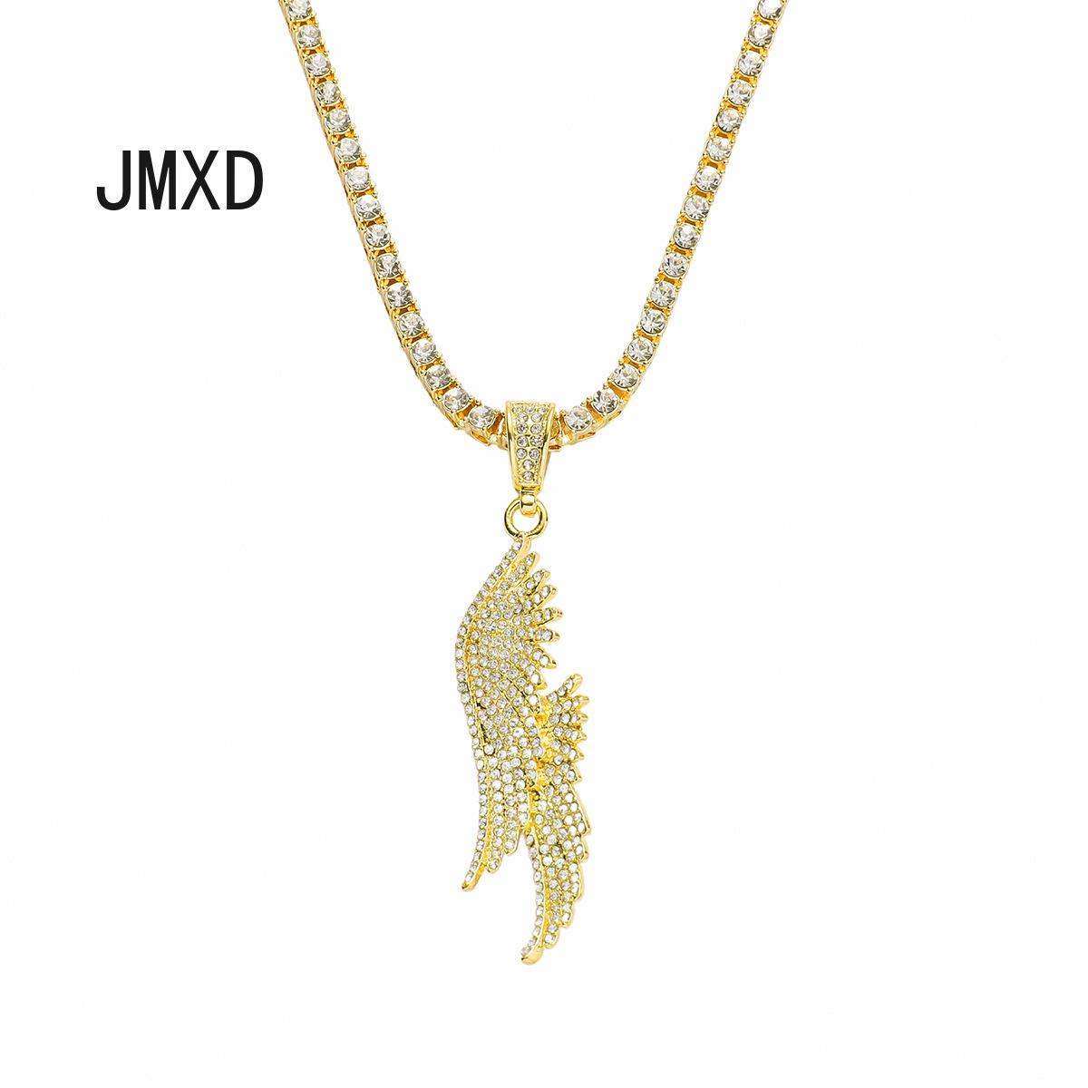 Hip hop set diamond wing pendant necklace hiphop single row diamond necklace pendant accessory
Hip hop set diamond wing pendant necklace hiphop single row diamond necklace pendant accessory