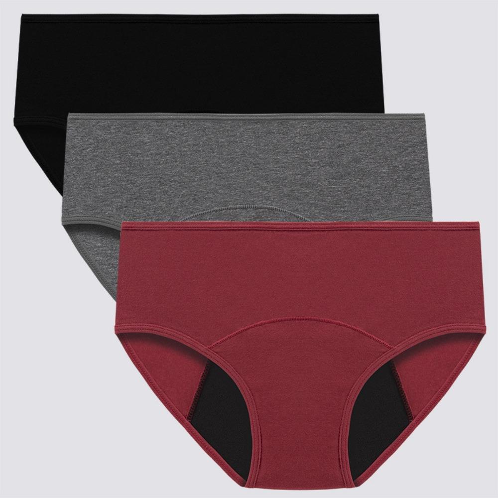 High Water Absorption Low Waist Underwear Cotton Physiological Panties Women L вина червоного кольору
High Water Absorption Low Waist Underwear Cotton Physiological Panties Women L вина червоного кольору
