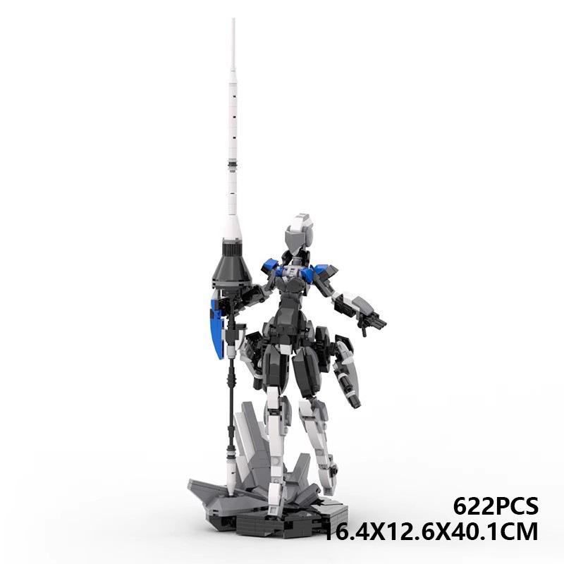 M Building Block Is Compatible With Lego Creative Ornaments Mecha Valkyrie, Mecha Mobile Warrior Girl Robot Ornaments
M Building Block Is Compatible With Lego Creative Ornaments Mecha Valkyrie, Mecha Mobile Warrior Girl Robot Ornaments