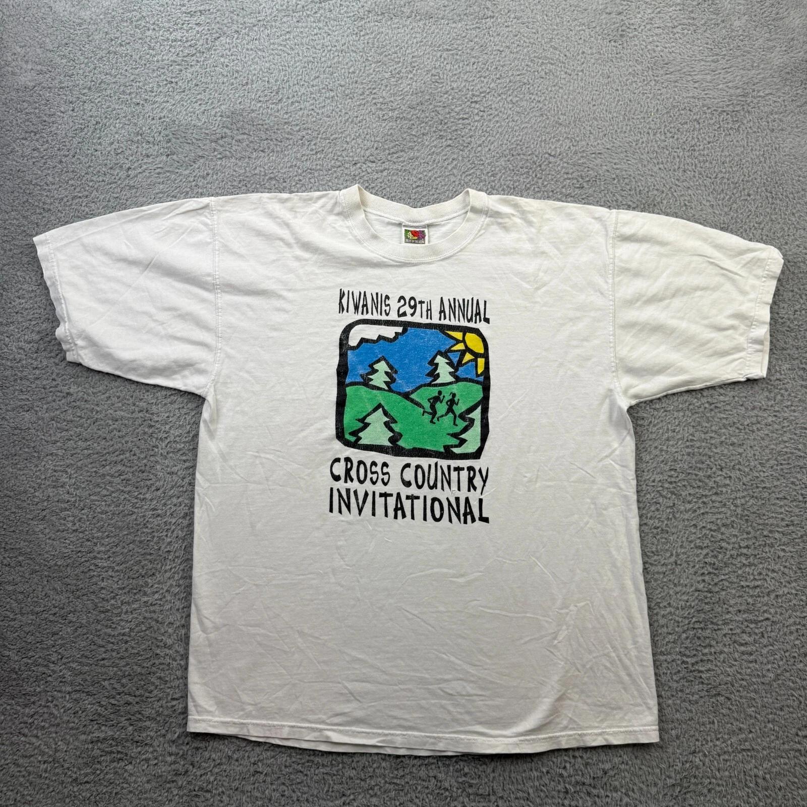 Kiwanis Running Shirt Mens Large Cross Country Invitational 29 VTG Short Sleeve 3XL
Kiwanis Running Shirt Mens Large Cross Country Invitational 29 VTG Short Sleeve 3XL