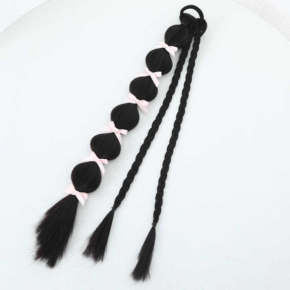 Y2K Style Boxing Braid Wig Lantern Braid Twisted Braided Ponytails Long Bow Bubble Braid for Women розовый
Y2K Style Boxing Braid Wig Lantern Braid Twisted Braided Ponytails Long Bow Bubble Braid for Women розовый