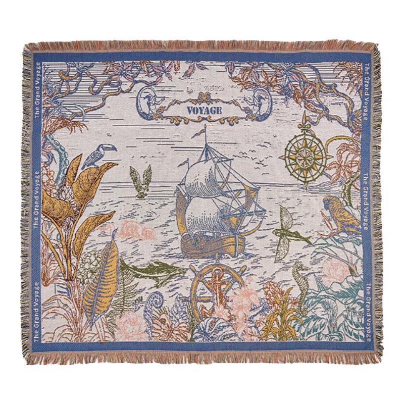 British Museum Global Voyage Jacquard Blanket
British Museum Global Voyage Jacquard Blanket
