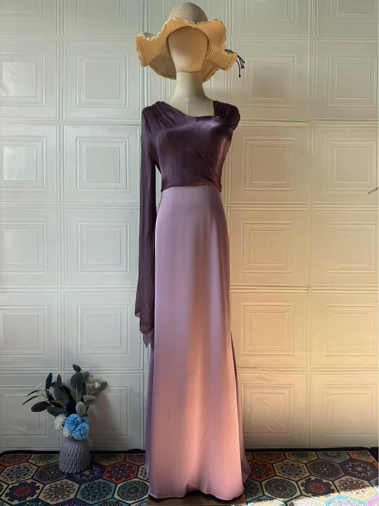 Luxury Spring 2025 Long Sleeve Silky Flowing Slim Fit Dress for Women Large каштановий
Luxury Spring 2025 Long Sleeve Silky Flowing Slim Fit Dress for Women Large каштановий