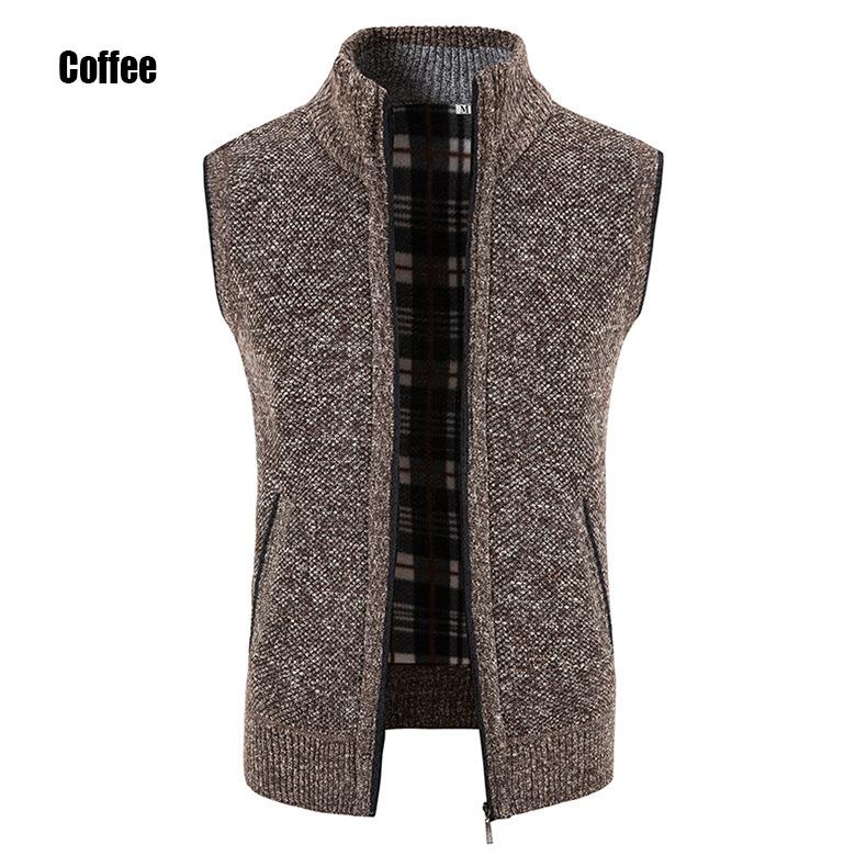 Autumn and Winter Men s Coat Fashion Warm Outer Wear Vest Hot Vest Casual Sleeveless Jacket XXXL кавовий
Autumn and Winter Men s Coat Fashion Warm Outer Wear Vest Hot Vest Casual Sleeveless Jacket XXXL кавовий