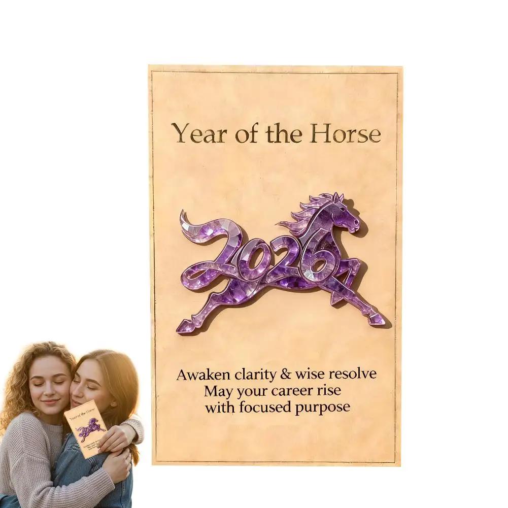 Good Luck Horse Statue Lucky Horses Pocket Hug with New Bring Pocket Card Happy Token Gifts Decoration Year 2026 Good Luck H3W2
Good Luck Horse Statue Lucky Horses Pocket Hug with New Bring Pocket Card Happy Token Gifts Decoration Year 2026 Good Luck H3W2