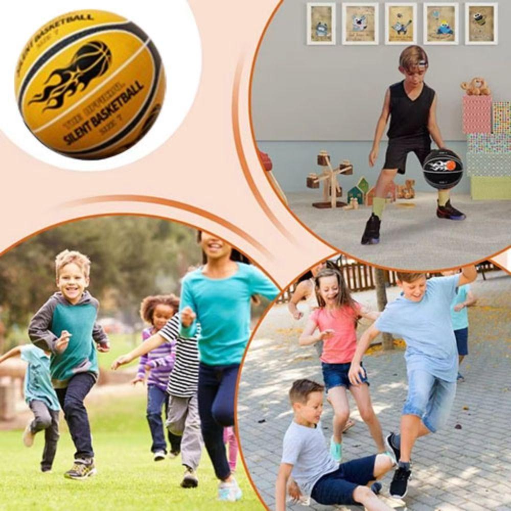 High Elasticity Indoor Training Quiet Ball Low Decibel Elastic Practice Ball Birthday Gift 21cm жовтий
High Elasticity Indoor Training Quiet Ball Low Decibel Elastic Practice Ball Birthday Gift 21cm жовтий