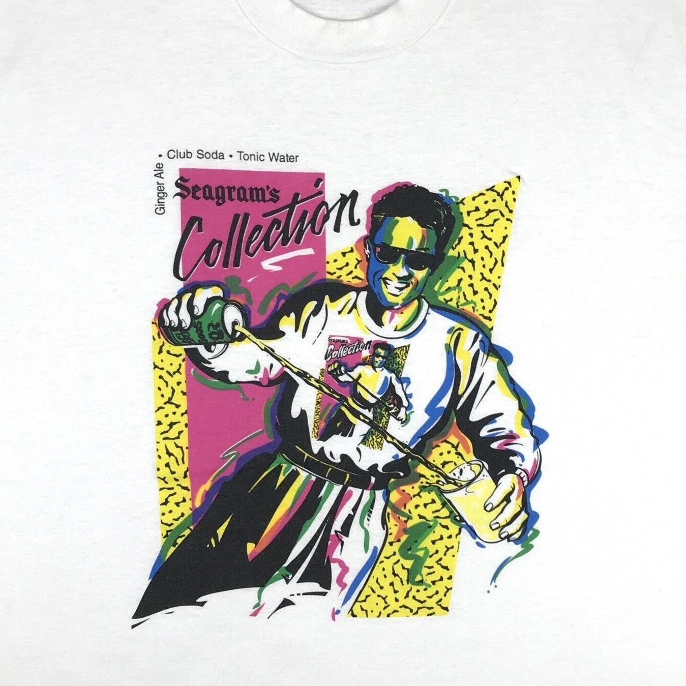 vintage 90s SEAGRAM’S COLLECTION T-Shirt XL cartoon single stitch soda beer thin S
vintage 90s SEAGRAM’S COLLECTION T-Shirt XL cartoon single stitch soda beer thin S