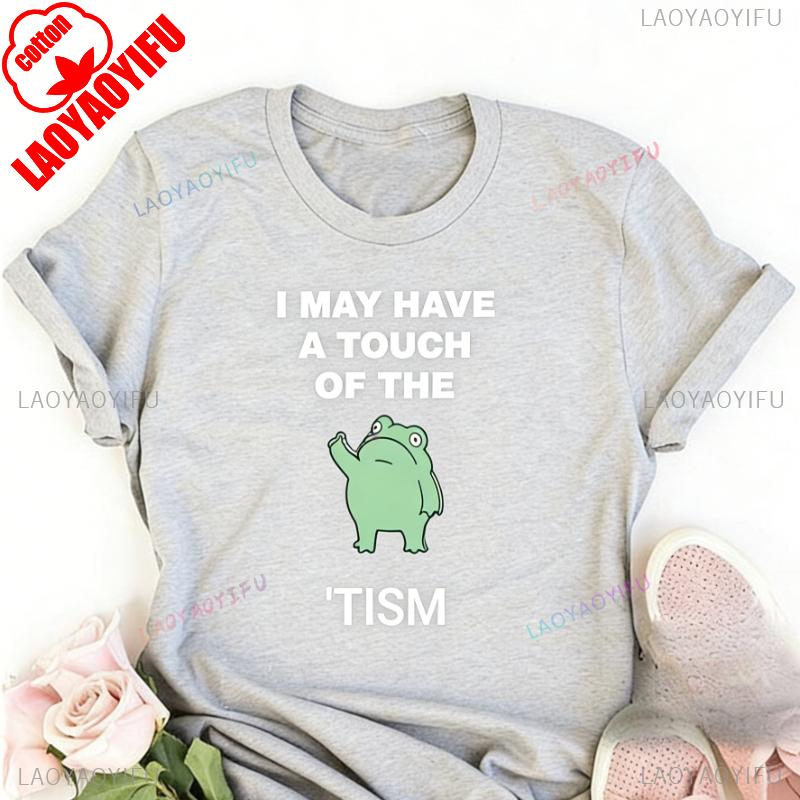 I May Have A Touch of The Tism Premium Funny Autism Awareness Frog Unisex Shirt Fashion Style Streetwear Allmatch Shortsleev 4XL
I May Have A Touch of The Tism Premium Funny Autism Awareness Frog Unisex Shirt Fashion Style Streetwear Allmatch Shortsleev 4XL
