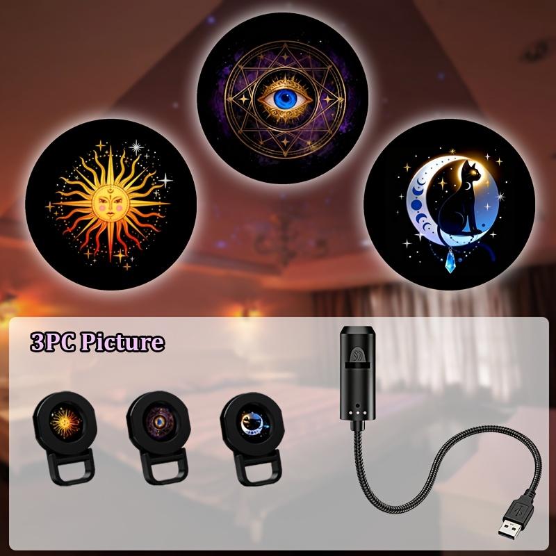 3/6/10 Pattern Usb Led Projection Light Festive Atmosphere Light For Walls Ceilings Indoors Bedrooms Decorative Projection Light Light and 3pcs Film
3/6/10 Pattern Usb Led Projection Light Festive Atmosphere Light For Walls Ceilings Indoors Bedrooms Decorative Projection Light Light and 3pcs Film