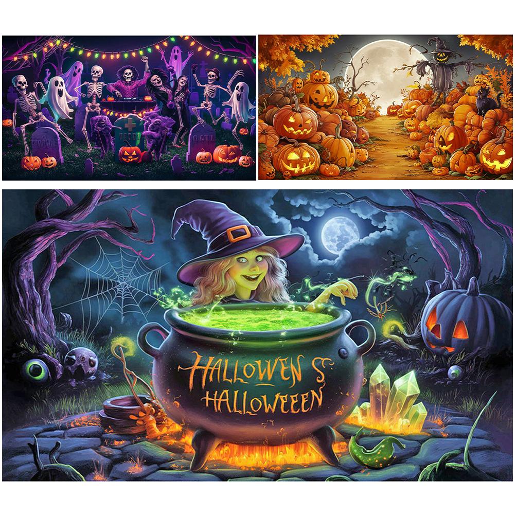 5D DIY Full Round Drill Diamond Painting Halloween Kit Home Decor Art Craft for Living Room Bedroom Classroom Entrance 70x40cm E3797
5D DIY Full Round Drill Diamond Painting Halloween Kit Home Decor Art Craft for Living Room Bedroom Classroom Entrance 70x40cm E3797