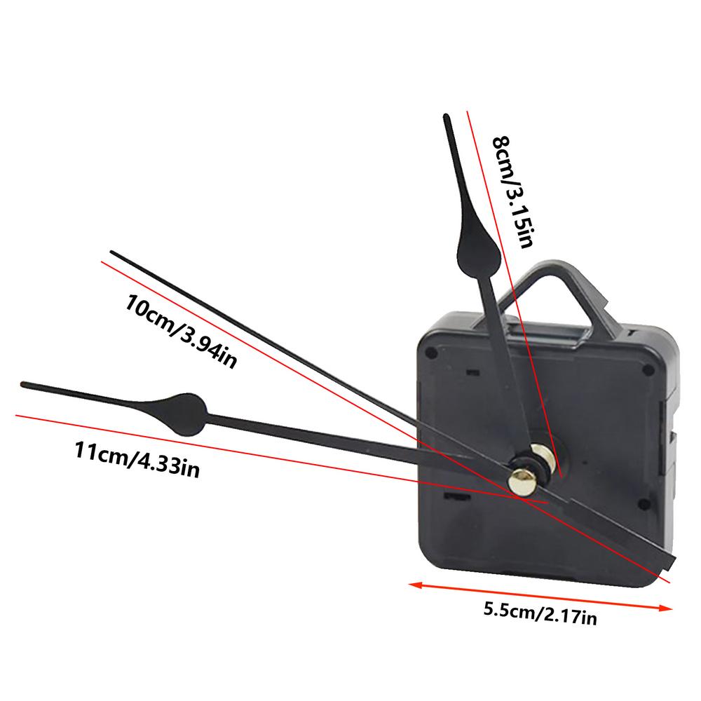 Battery Clock Movement High Torque Wall Clock Parts Versatile Battery Clock Mechanism Clock Hands And Motor Kit For Small Alarm чорний
Battery Clock Movement High Torque Wall Clock Parts Versatile Battery Clock Mechanism Clock Hands And Motor Kit For Small Alarm чорний