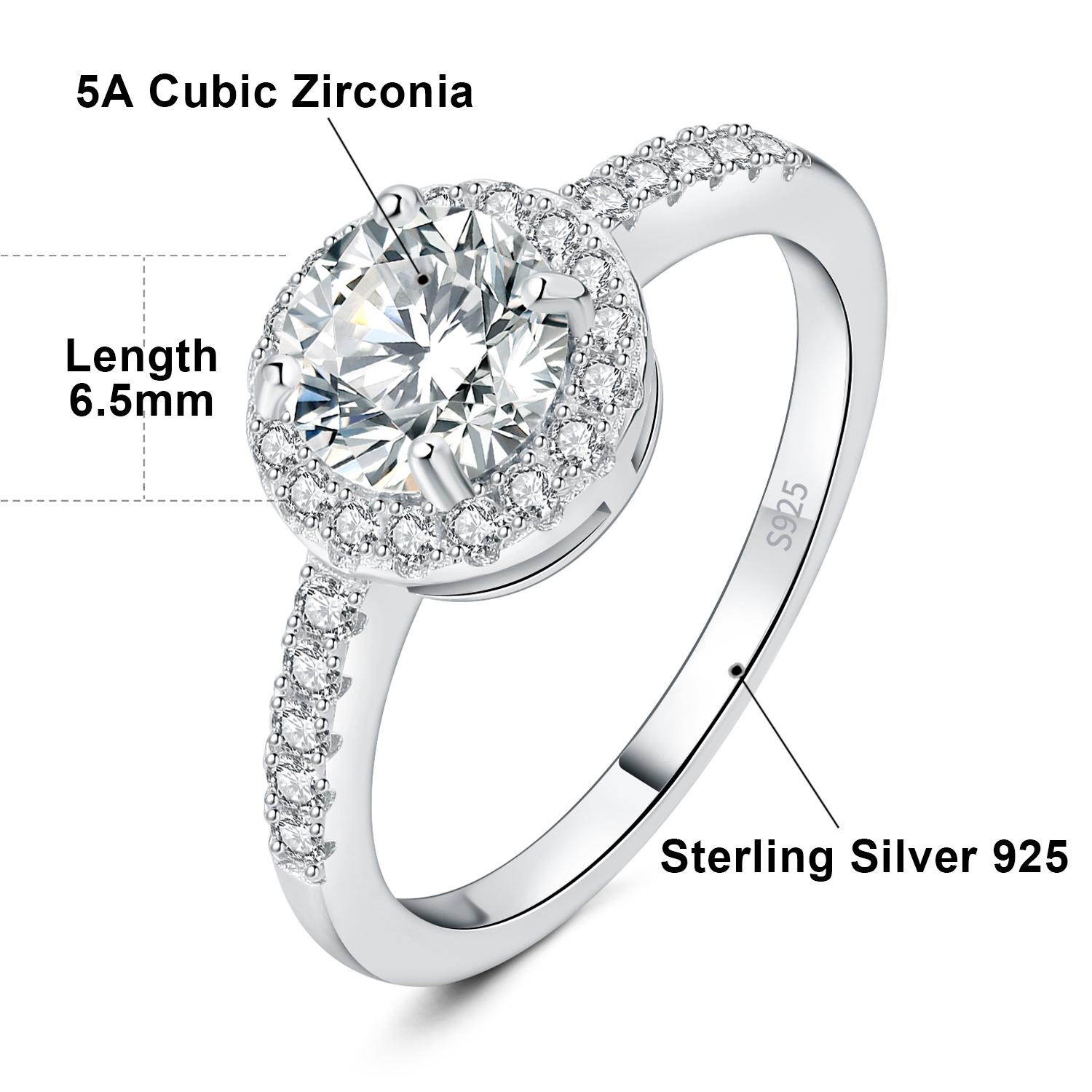 JewelryPalace 5A CZ Cross & Multiple Классический дизайн Стерлингового серебра S925 Обручальное кольцо для женщин Модные изящные ювелирные изделия 7
JewelryPalace 5A CZ Cross & Multiple Классический дизайн Стерлингового серебра S925 Обручальное кольцо для женщин Модные изящные ювелирные изделия 7