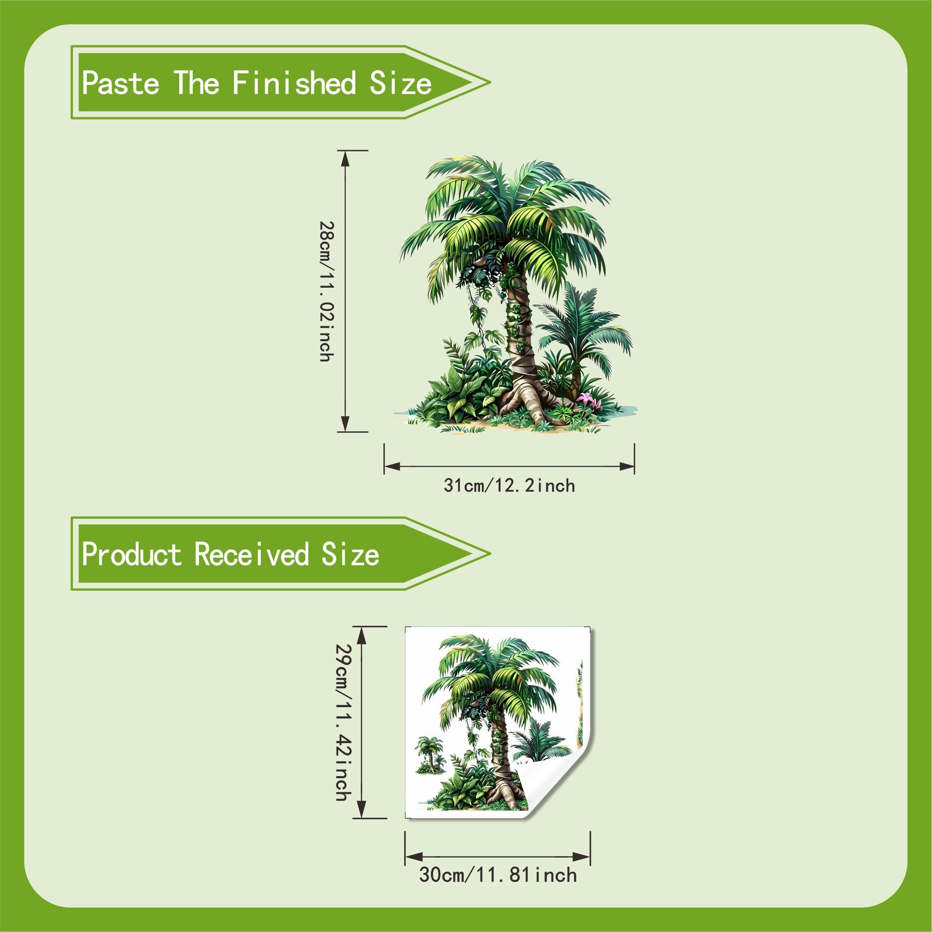 Tropical Coconut Tree Cartoon Palm Wall Sticker Self Adhesive Waterproof Living Room Bedroom Decor 29x30cm разноцветный
Tropical Coconut Tree Cartoon Palm Wall Sticker Self Adhesive Waterproof Living Room Bedroom Decor 29x30cm разноцветный