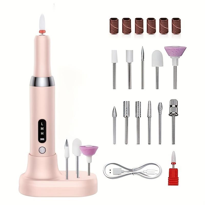 Portable Electric Nail Drill Machine for Manicure Pedicure 1 set рожевий
Portable Electric Nail Drill Machine for Manicure Pedicure 1 set рожевий