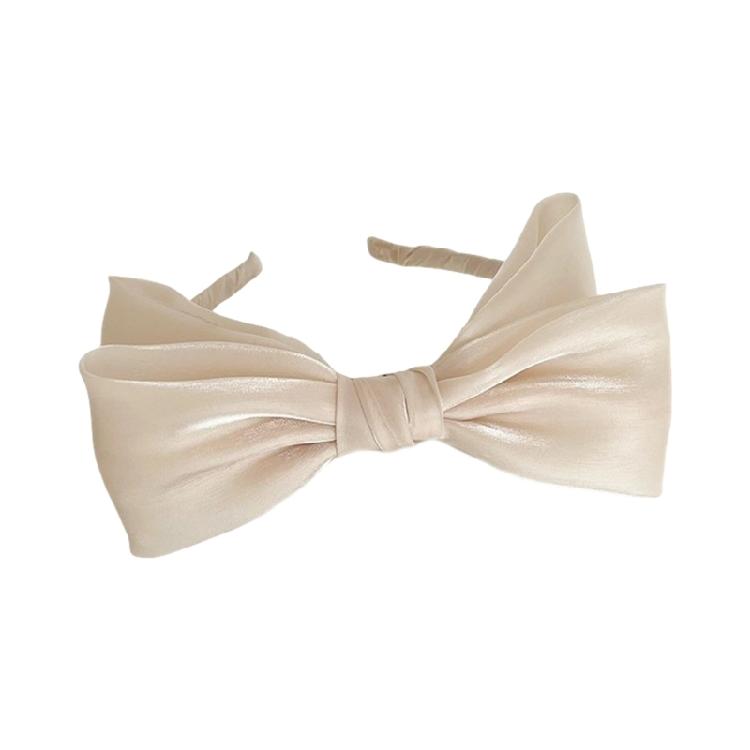 Tulle Bows Hairband Fascinator Hairhoop Formal Hair Styling Accessory for Women бежевий
Tulle Bows Hairband Fascinator Hairhoop Formal Hair Styling Accessory for Women бежевий