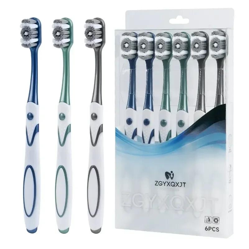 360 Whole Mouth Clean Mens Toothbrush Medium-Hard Bristle Toothbrush for Adults Excellent Cleaning Effect Whitening Teeth
360 Whole Mouth Clean Mens Toothbrush Medium-Hard Bristle Toothbrush for Adults Excellent Cleaning Effect Whitening Teeth