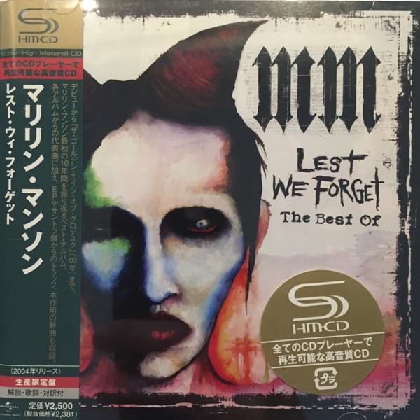 CD MARILYN MANSON - Lest We Forget - The Best Of UICY90902 Interscope Reco 2008 Japan ObiDance & Electronica Used
CD MARILYN MANSON - Lest We Forget - The Best Of UICY90902 Interscope Reco 2008 Japan ObiDance & Electronica Used