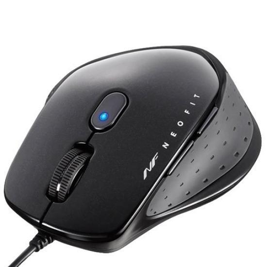 Buffalo BSMBU510MBK Wired BlueLED Neofit Black 5-Button Mouse, Medium, чорний
Buffalo BSMBU510MBK Wired BlueLED Neofit Black 5-Button Mouse, Medium, чорний