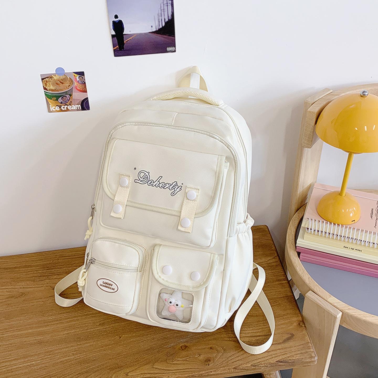 Рюкзак женский большой вместимости, для отдыха, студенческий, школьный, кампус-стиль, уличный, для альпинизма, легкий, для путешествий белый
Рюкзак женский большой вместимости, для отдыха, студенческий, школьный, кампус-стиль, уличный, для альпинизма, легкий, для путешествий белый