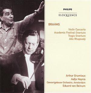 CD BRAHMS, GRUMIAUX, CONCERTGEBOW ORCH - Violin Concerto / Overtures / Alto 4429788 Philips 2007 Australia Classical Used
CD BRAHMS, GRUMIAUX, CONCERTGEBOW ORCH - Violin Concerto / Overtures / Alto 4429788 Philips 2007 Australia Classical Used