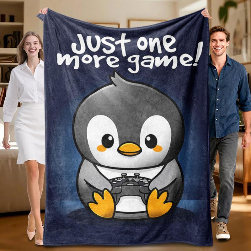 1 piece cartoon penguin navy blue flannel blanket, soft, suitable for sofa, bed, office, all-season use. 70x100cm
1 piece cartoon penguin navy blue flannel blanket, soft, suitable for sofa, bed, office, all-season use. 70x100cm