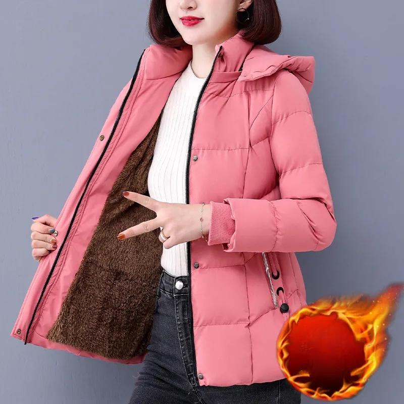 Плюс бархатная утепленная хлопковая куртка женская осень и зима 2023 новое пальто корейская мода повседневное теплое женское пальто верх XXXXL розовый
Плюс бархатная утепленная хлопковая куртка женская осень и зима 2023 новое пальто корейская мода повседневное теплое женское пальто верх XXXXL розовый