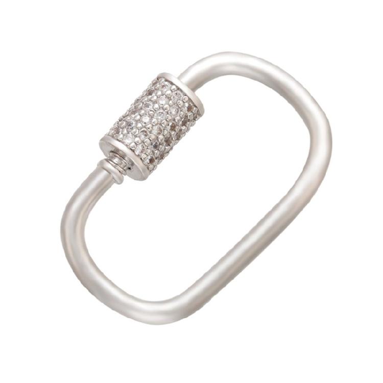Fashionable Zircon Stone Brooch Clasp Rhinestones Climbing Button Pendant Versatile Jewelry Component for Craft Lover біле золото кольору
Fashionable Zircon Stone Brooch Clasp Rhinestones Climbing Button Pendant Versatile Jewelry Component for Craft Lover біле золото кольору