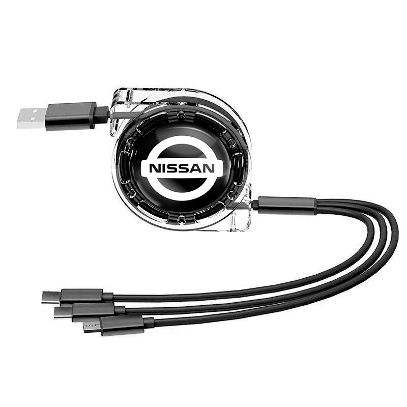 3 In 1 Micro USB Type C Charging Cable Multi Charger For Nissan Qashqai J10 J11 Navara Juke GTR 350z Patrol Leaf X-trai
3 In 1 Micro USB Type C Charging Cable Multi Charger For Nissan Qashqai J10 J11 Navara Juke GTR 350z Patrol Leaf X-trai