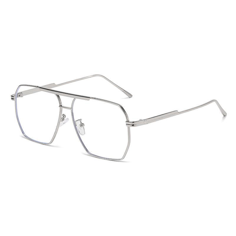 Fashionally Stylish High-end Gold-rimmed Pilot Double-barrel Eyeglass Frame With Anti-blue Light Lenses 2501
Fashionally Stylish High-end Gold-rimmed Pilot Double-barrel Eyeglass Frame With Anti-blue Light Lenses 2501