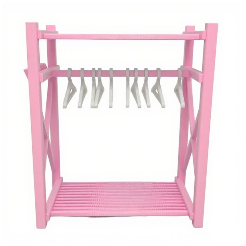 Пластиковый кукольный шкаф с вешалками для хранения и украшения детской комнаты. Идеальный подарок для организации. розовый
Пластиковый кукольный шкаф с вешалками для хранения и украшения детской комнаты. Идеальный подарок для организации. розовый