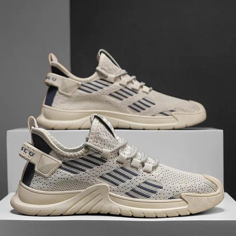 Shoes New men s shoes Flying woven breathable mesh trendy casual sports shoes Running shoes Student shoes 44
Shoes New men s shoes Flying woven breathable mesh trendy casual sports shoes Running shoes Student shoes 44