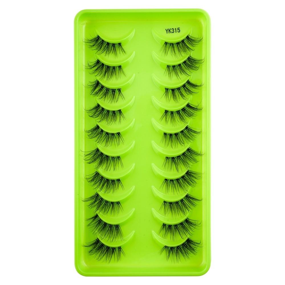 10 Pairs Curvature C Thick Fluffy False Eyelashes 5-12MM Dense Fake Eyelashes Daily YK315
10 Pairs Curvature C Thick Fluffy False Eyelashes 5-12MM Dense Fake Eyelashes Daily YK315