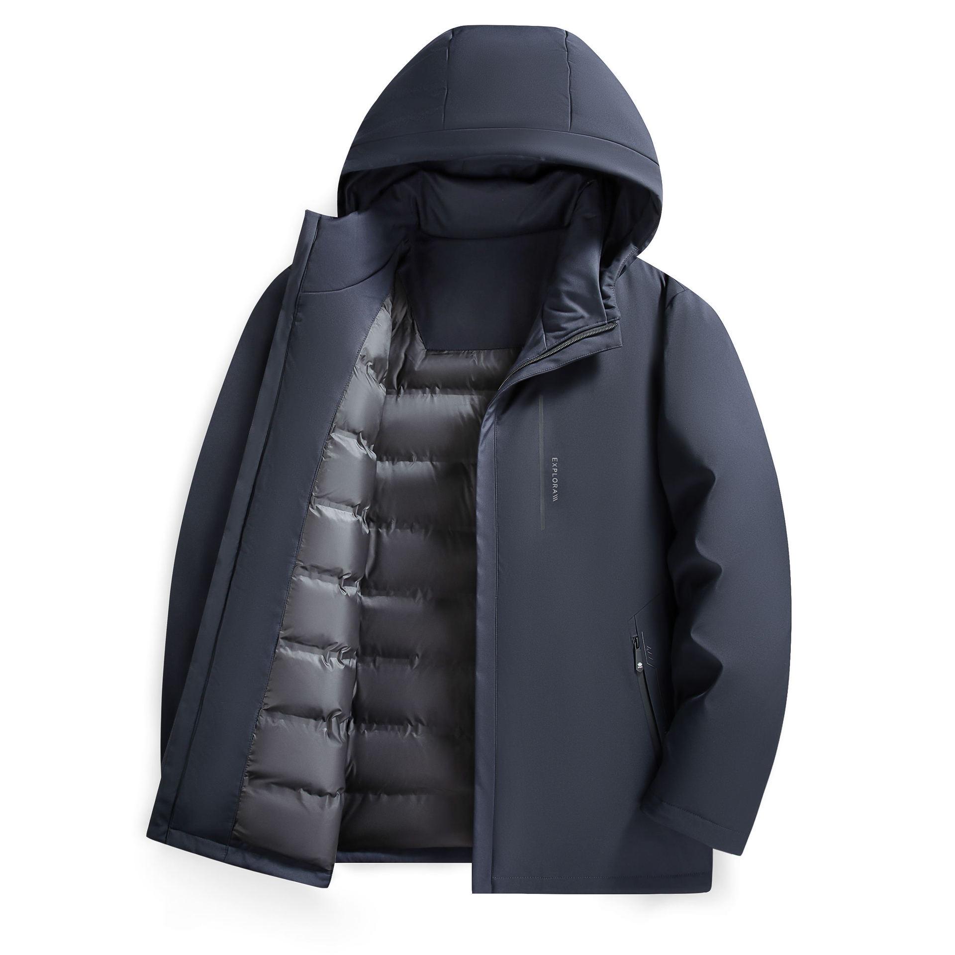 LOMON Men s Year of the Dragon Hooded Winter Business Jacket - New Arrival, Thick Mid-Length Spring Cotton Jacket XXL (190/104A) темно-синього кольору
LOMON Men s Year of the Dragon Hooded Winter Business Jacket - New Arrival, Thick Mid-Length Spring Cotton Jacket XXL (190/104A) темно-синього кольору