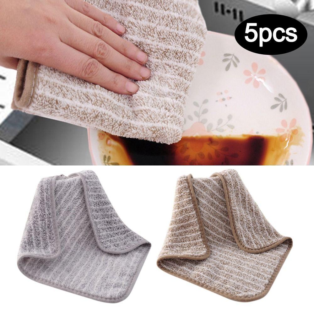 5pcs Replacement Non-stick Oil Dish Rags Multifunction Kitchen Cleaning Dishcloth Microfiber Towel 30x30cm коричневий
5pcs Replacement Non-stick Oil Dish Rags Multifunction Kitchen Cleaning Dishcloth Microfiber Towel 30x30cm коричневий