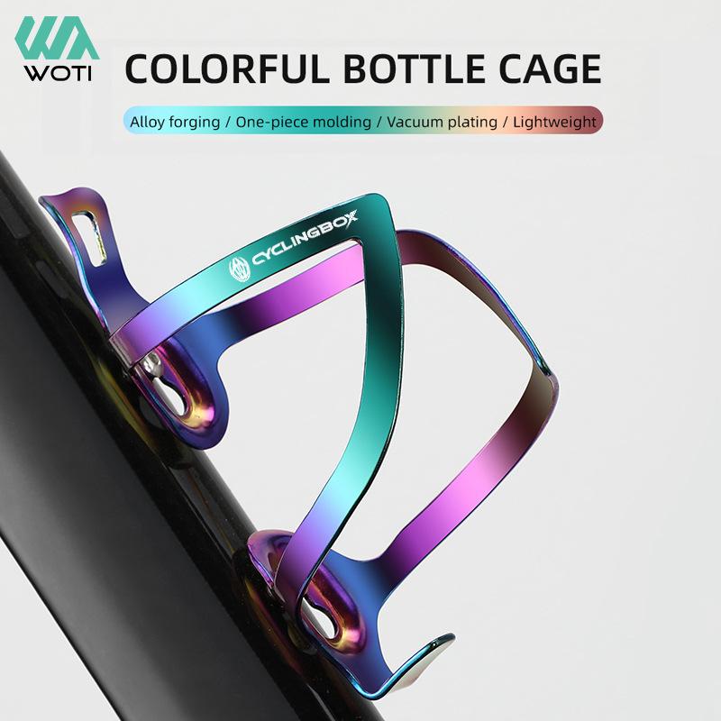 Colorful Aluminum Alloy Ultralight Anti-Slip Bottle Cage Mountain Bike Road Bike Universal Gradient Anodized Cup Cage
Colorful Aluminum Alloy Ultralight Anti-Slip Bottle Cage Mountain Bike Road Bike Universal Gradient Anodized Cup Cage