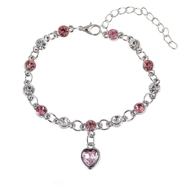 Подвесной шарм в форме сердца с кубическим цирконием и красочным браслетом из нержавеющей стали с кубическим цирконием для женщин
Подвесной шарм в форме сердца с кубическим цирконием и красочным браслетом из нержавеющей стали с кубическим цирконием для женщин