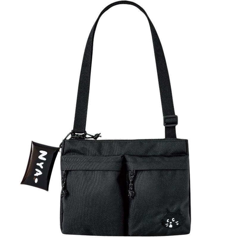 Черная универсальная японская сумка-мессенджер через плечо с вышивкой кота от Takashima
Черная универсальная японская сумка-мессенджер через плечо с вышивкой кота от Takashima