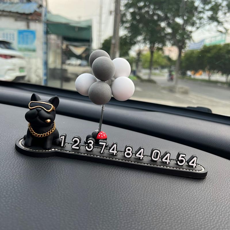 Cute Funny Bulldog Car Temporary Parking Number Plate Cute Gift Auto Decor Ornament Automobiles Dashboard Accessories voiture
Cute Funny Bulldog Car Temporary Parking Number Plate Cute Gift Auto Decor Ornament Automobiles Dashboard Accessories voiture